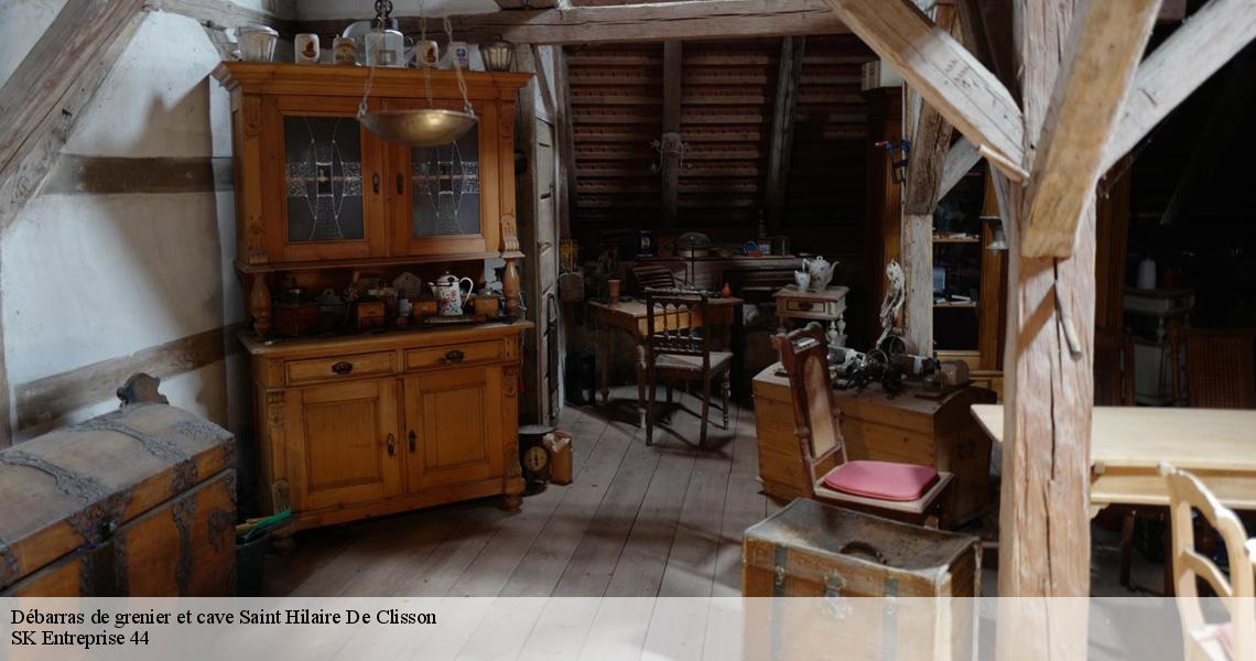 Débarras de grenier et cave  saint-hilaire-de-clisson-44190 SK Entreprise 44