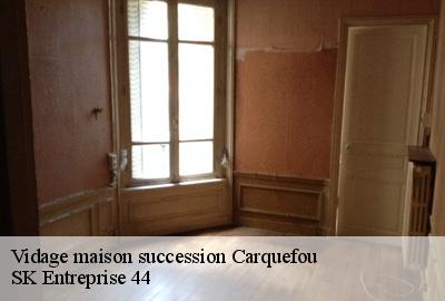 Vidage maison succession  44470