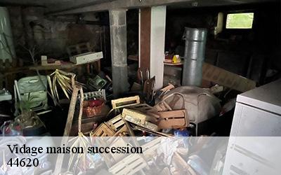 Vidage maison succession  44620