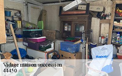 Vidage maison succession  44450