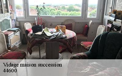 Vidage maison succession 44600